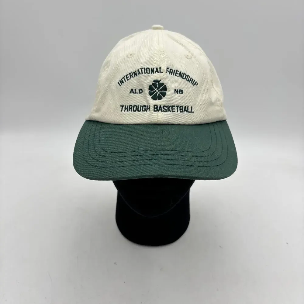 Aimé Leon Dore x New Balance Dad Cap Hat Off-White Green Streetwear OSFA